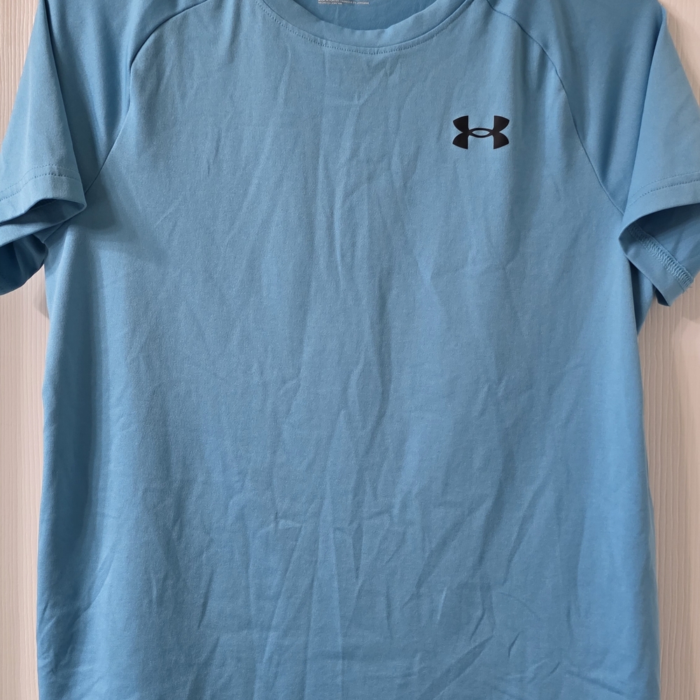 Under Armour Men's Light Blue Short Sleeve Tee